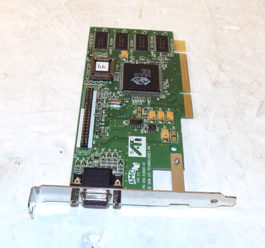ATI AMC 109-52800-01 3D Rage IIC AGP 8MB Video Graphics Card