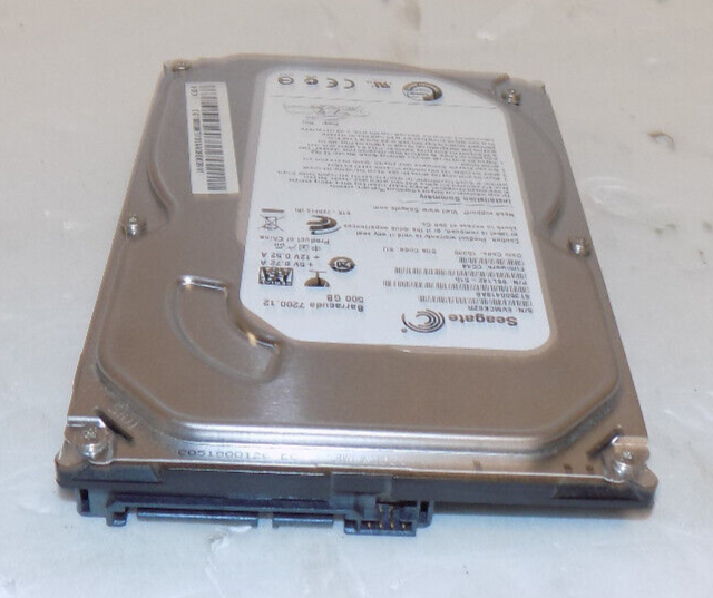 Seagate 500 GB Hard Drive Barracuda 7200.10 500GB ST3500418A CC44