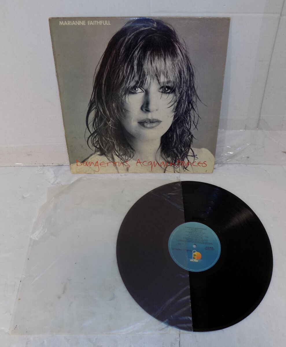Marianne Faithful Dangerous Acquantances Vinyl LP Records ILPS9648 WB 1981 VG