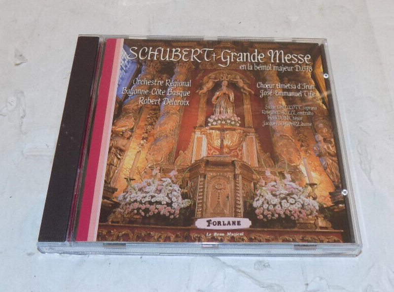 Franz Schubert Grande Messe En La Bemol Majeur D.678 Forlane 1991 UMIP France