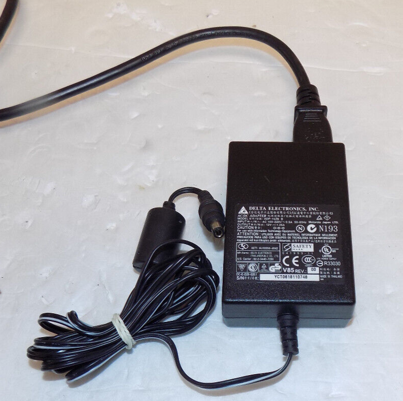Delta Electronics ADP-15ZB B Power Supply AC Adapter Output DC 12V 1.25A