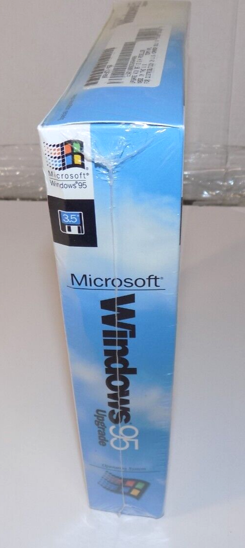 Microsoft Windows 95 Upgrade for Windows and DOS 3.5'' Floppy Disks Sealed