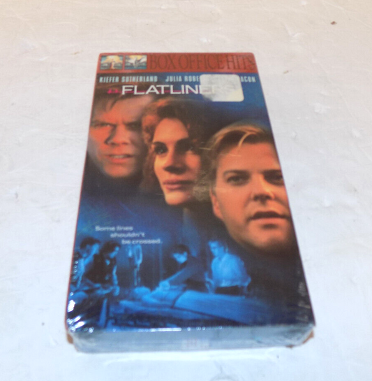 Flatliners Factory Sealed VHS TAPE 1991 Vintage Horror Kevin Bacon Julia Roberts