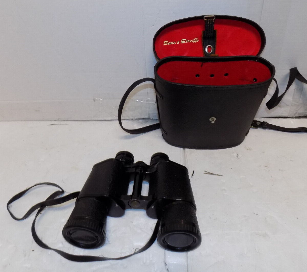 Vintage Sans & Streiffe #804 Mariner Binoculars  7 X 50 With Case