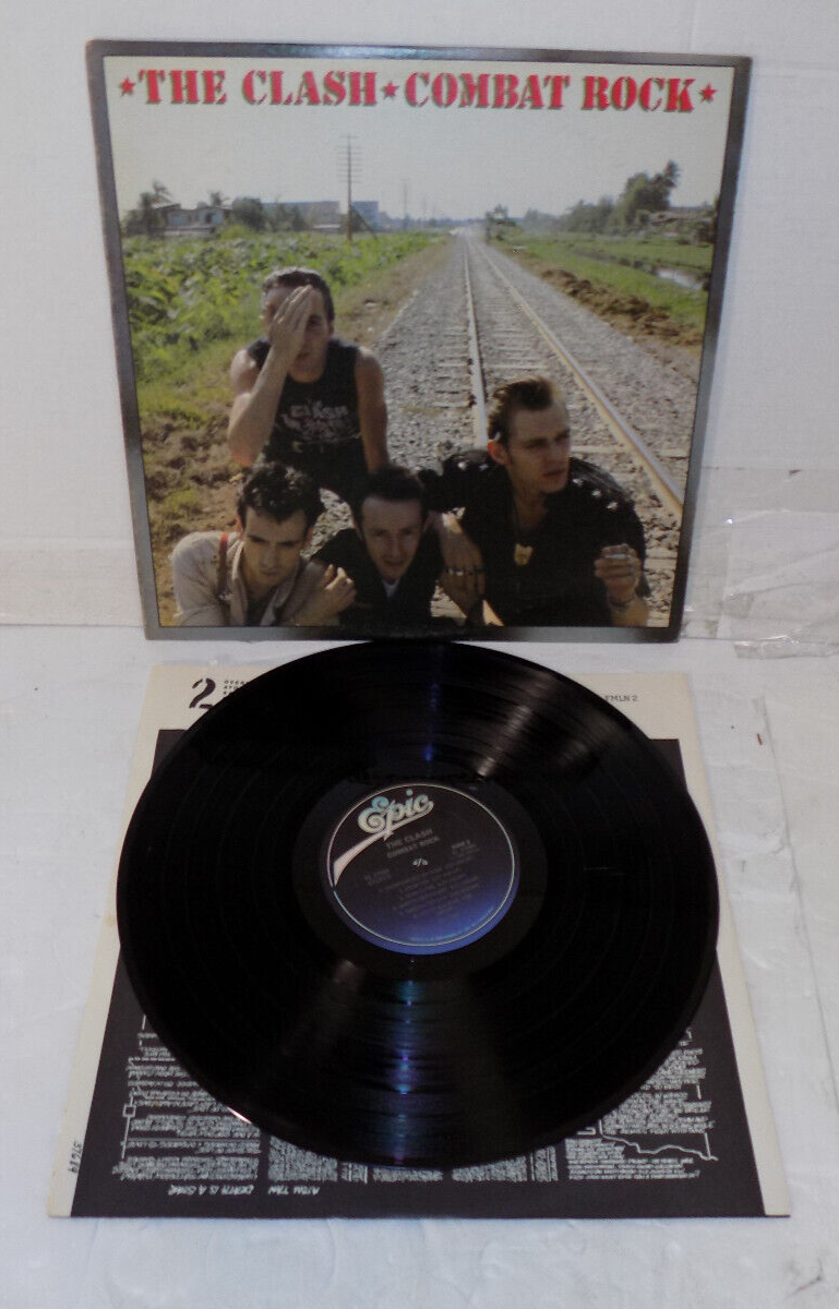 The Clash - Combat Rock Vinyl LP 1982 Epic Records FE37689 1st Press