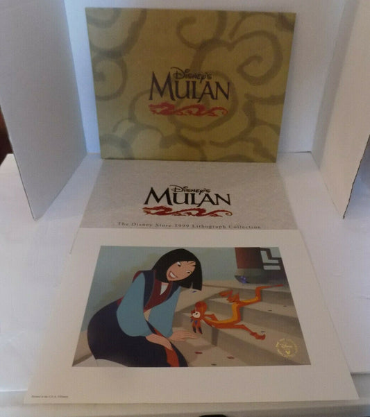 Disney's Mulan Commemorative Lithograph 1999 Collection