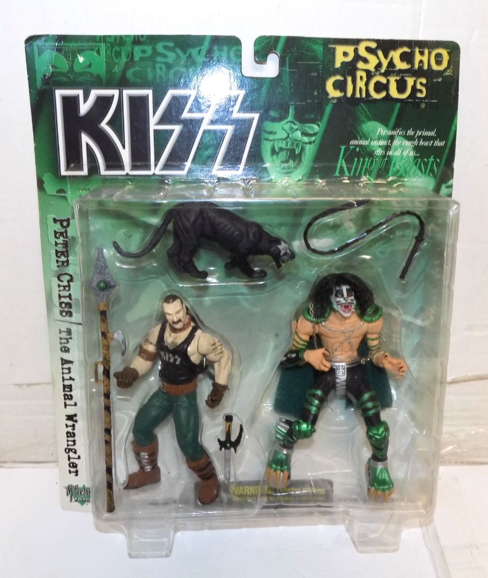 KISS PSYCHO CIRCUS Peter Criss The Animal Wrangler Action Figure McFarlane 1998