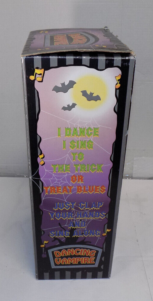 TLToys Animated 15 Inch Singing Dancing Vampire Happy Halloween Sound Activated