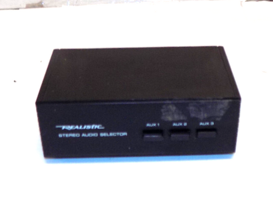 Vintage Radio Shack Cat No 42-2110  Realistic Stereo Audio Selector