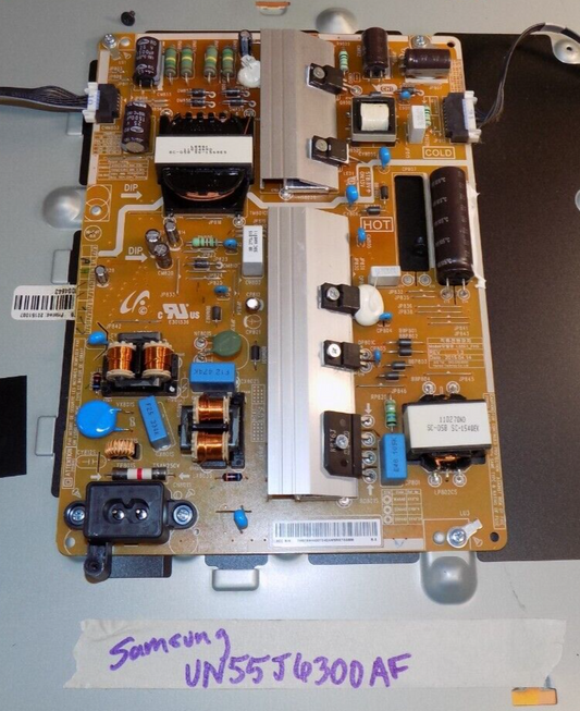 Samsung UN55J6300AF Power Board with Mounting Screws