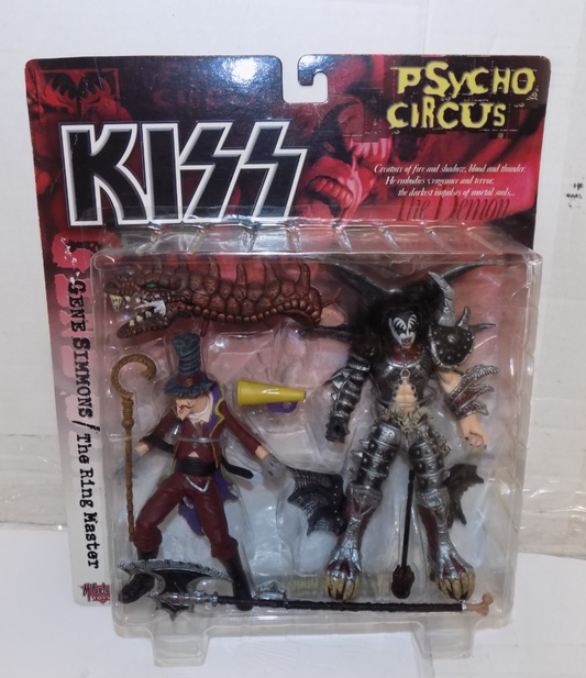 KISS PSYCHO CIRCUS Gene Simmons The Ring Master Action Figure McFarlane 1998