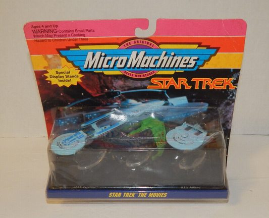 Vintage 1993 Micro Machines Galoob Star Trek The Movies Collection #2