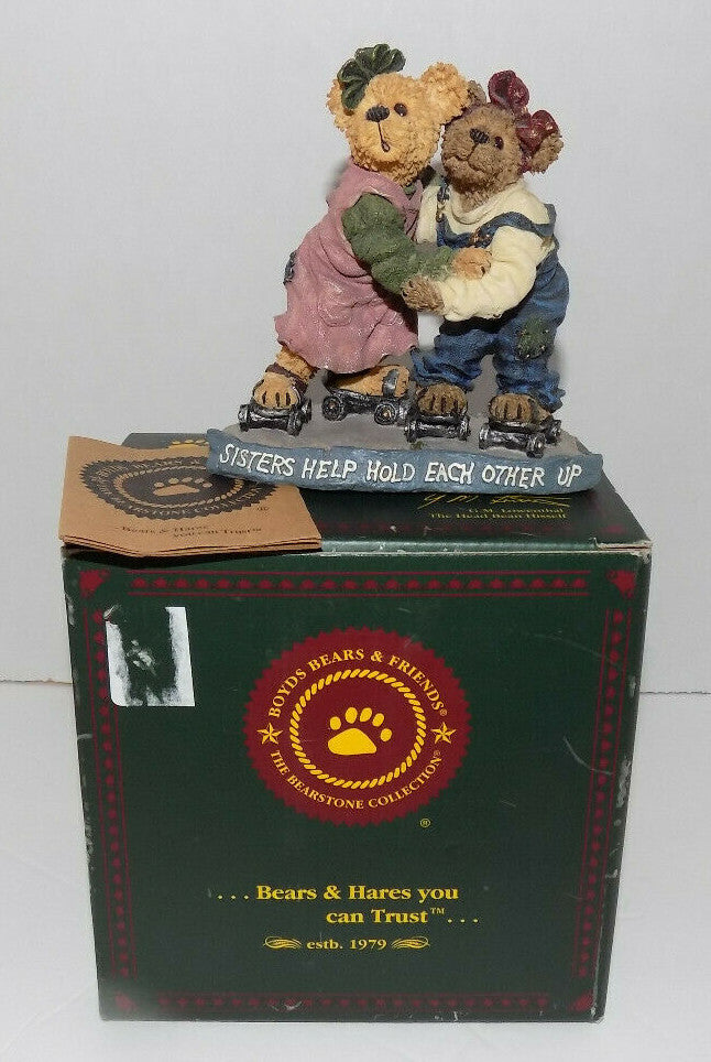 Boyds Bears Jackie & Leigh As Time Rolls By #228346 4.25" Tall