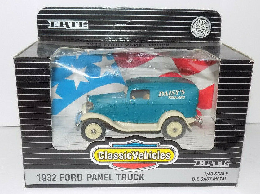 ERTL Classic Vehicles 1932 Ford Panel Truck Daisy's Floral Gifts 1:43