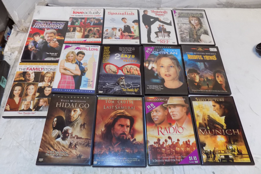 Lot of (14) DVD Movies - Mixed Genres - preowned