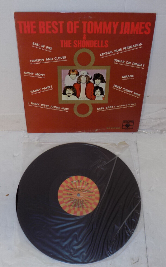 The Best Of Tommy James & the Shondells Vinyl LP Record Roulette SR42040 VG+