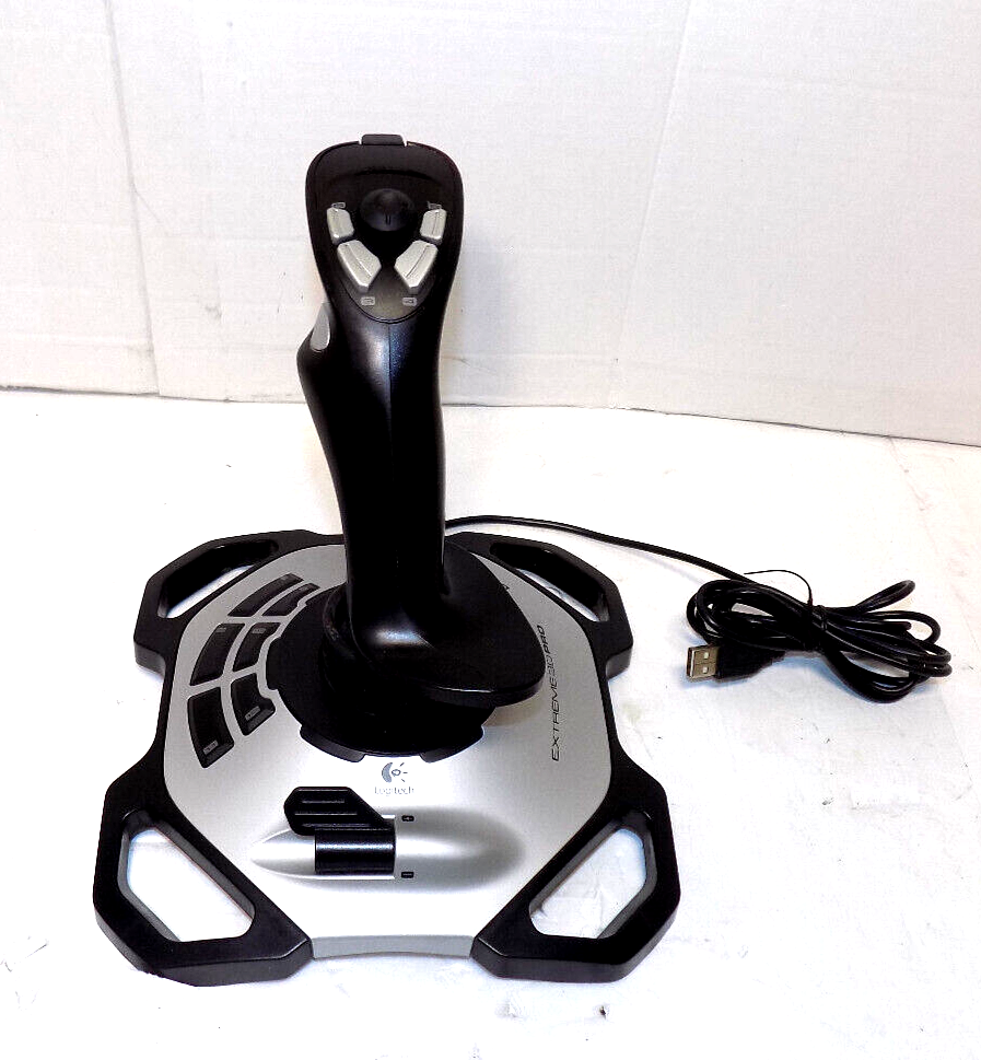LOGITECH X3D Extreme 3D PRO USB Flight PC Simulator Joystick