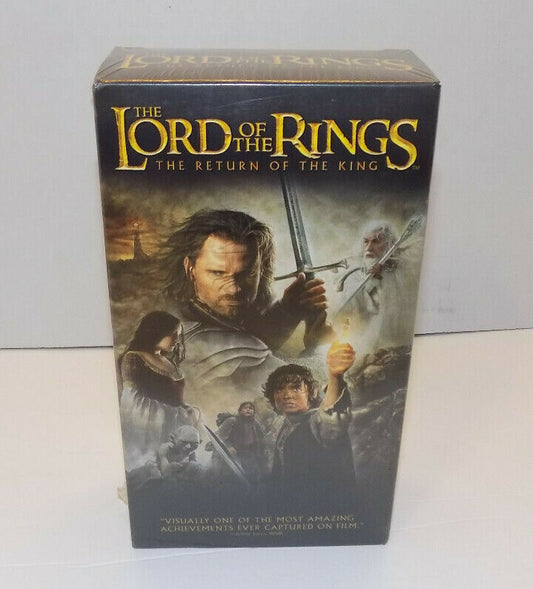 The Lord Of The Rings Return Of The King VHS Set NEW Sealed