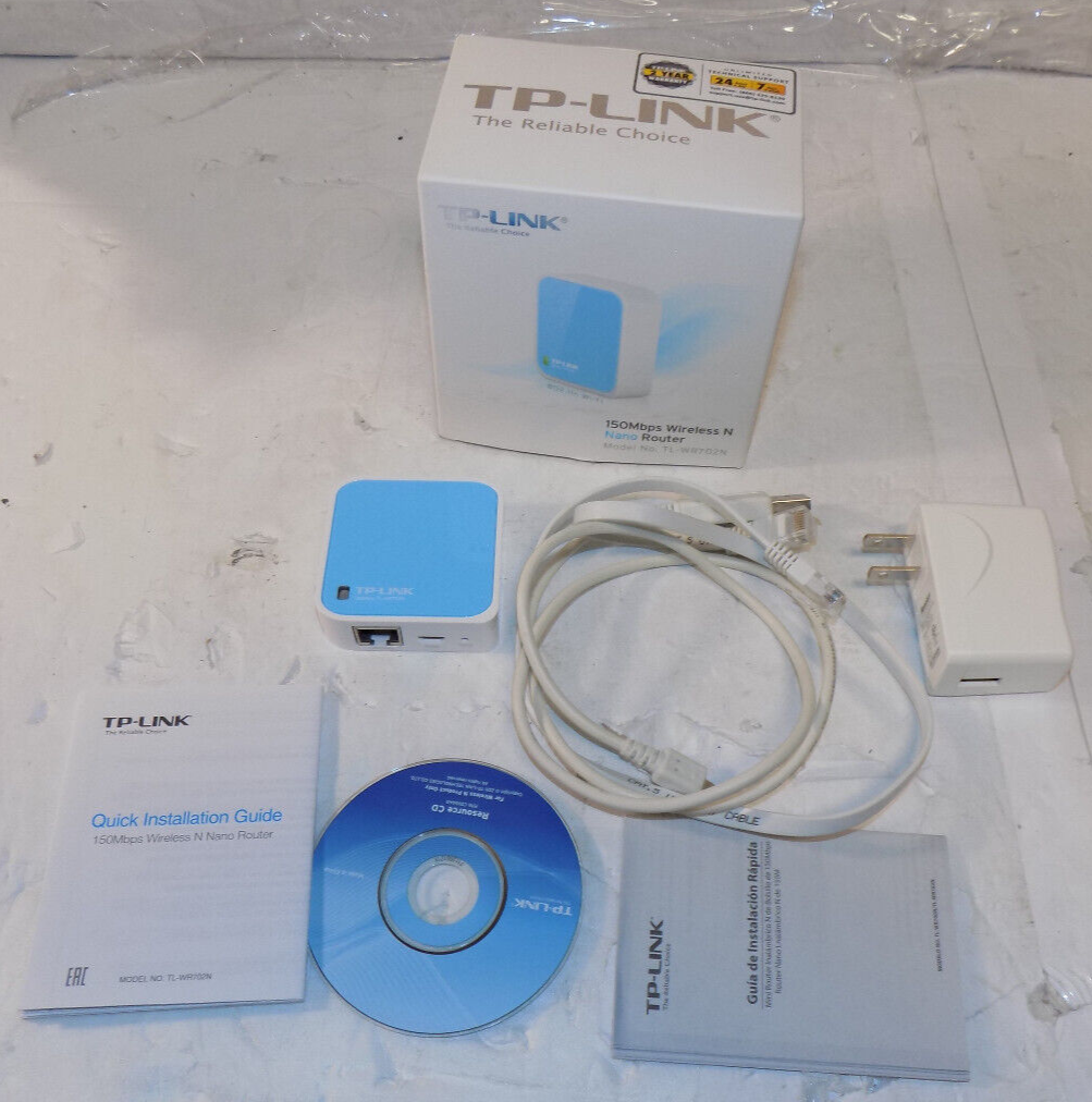 TP-Link Model TL-WR702N 150Mbps Wireless N Nano Router