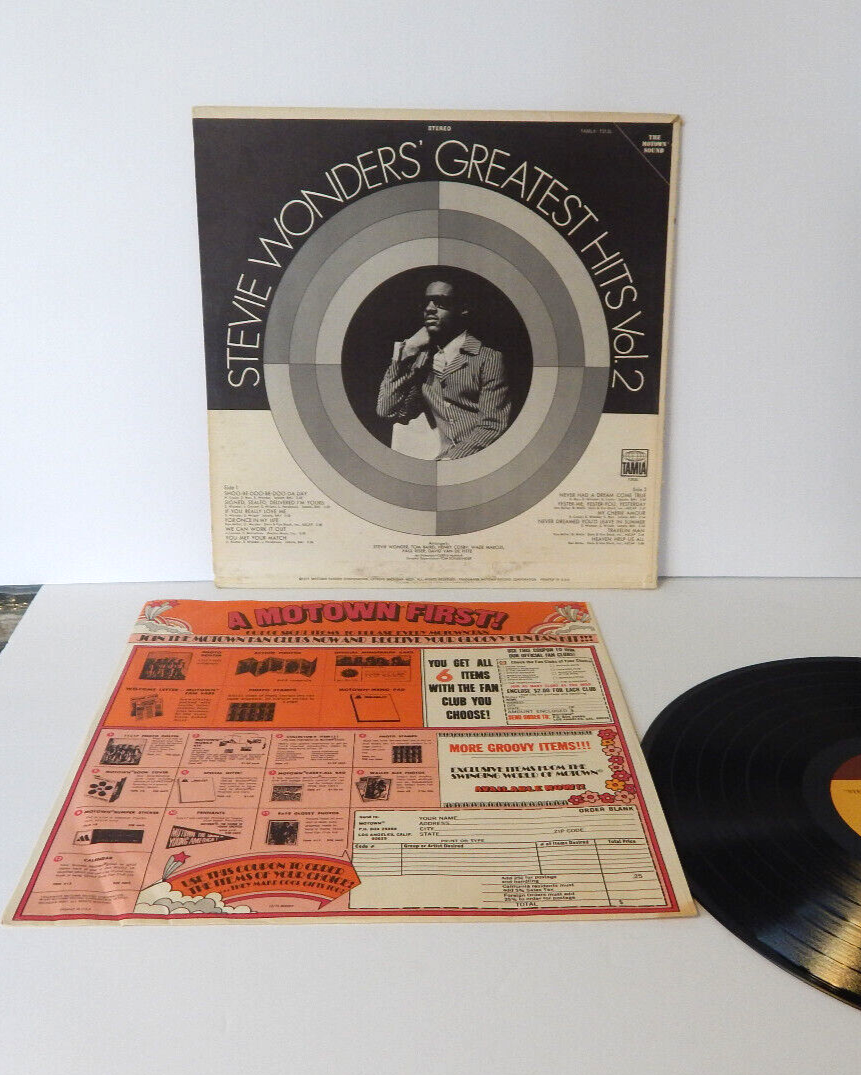 Stevie Wonder Stevie Wonder's Greatest Hits Vol. 2 Vnyl LP Record VG+