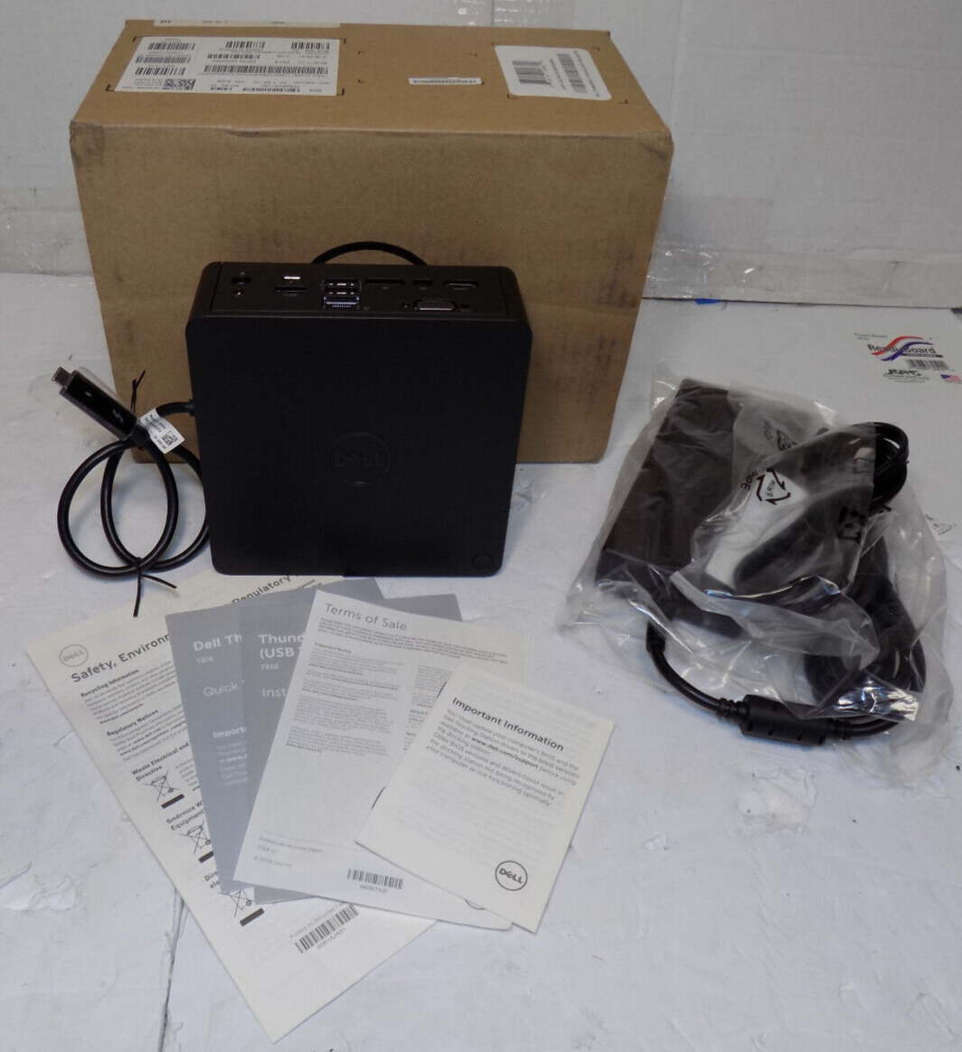 Dell TB16 Thunderbolt USB-C Docking Station With 180W Adapter