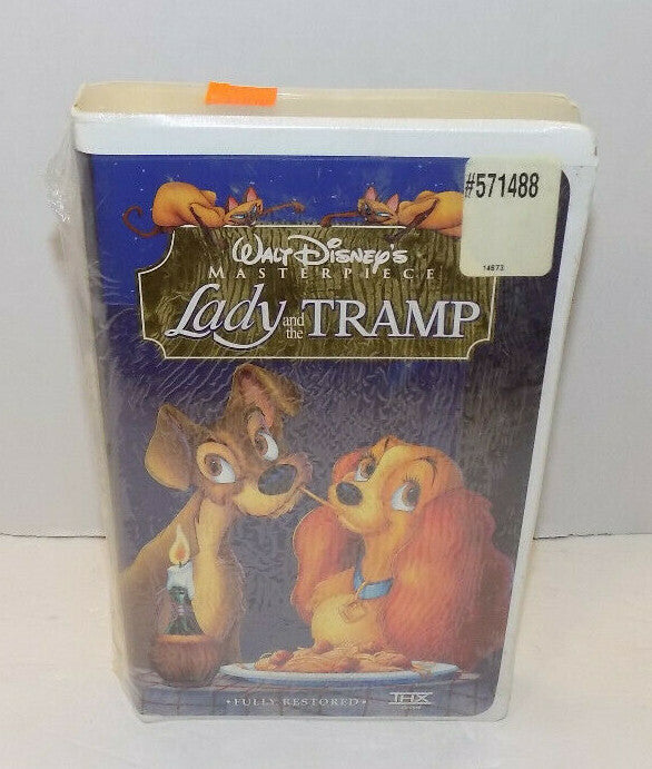 Walt Disney's Masterpiece Lady And The Tramp VHS Tape New Sealed