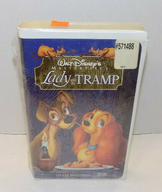 Walt Disney's Masterpiece Lady And The Tramp VHS Tape New Sealed