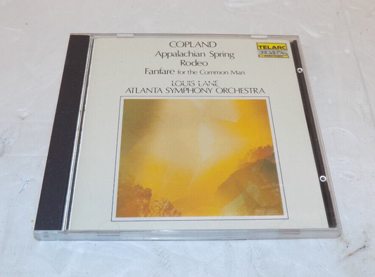 Copland Appalachian Spring Rodeo CD Atlanta Symphony Orhcestra Loius Lane 1982