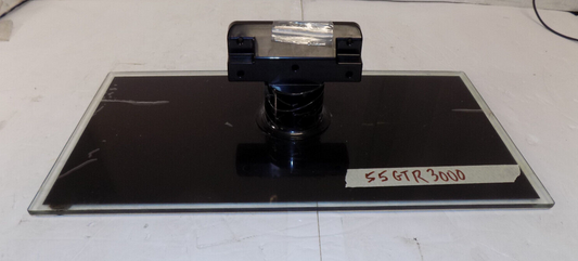 Polaroid 55GTR3000 55" TV Glass Stand Base with Mounting Screws