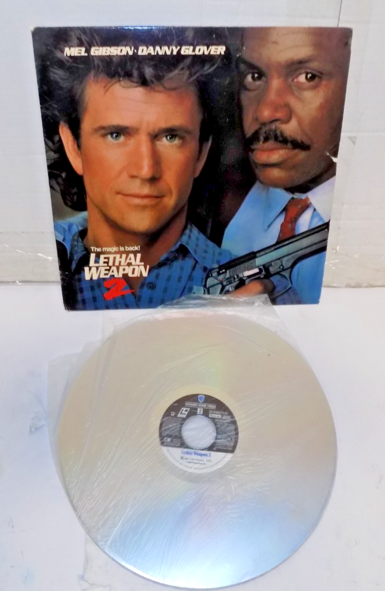 Lethal Weapon 2 LaserDisc LD Widescreen Extended Play Mel Gibson Danny Glover