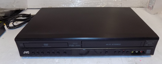 JVC HR-XVC14BU DVD VCR Combo VHS Player Works No Remote (No Front Display)