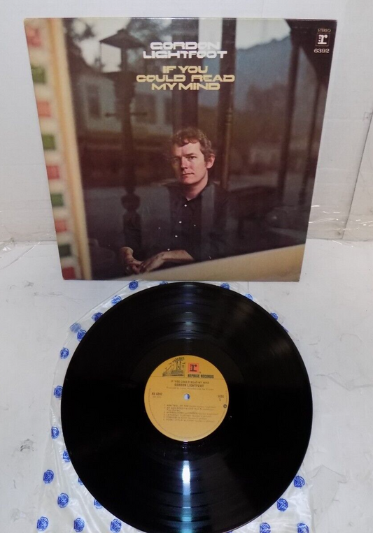 Gordon Lightfoot If You Could Read My Mind Vinyl LP Record 1970 Warner RS6392