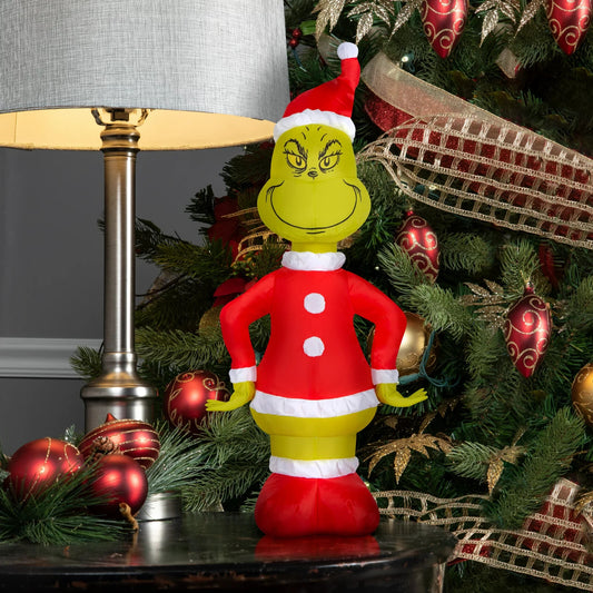 NEW Dr. Seuss The Grinch Christmas indoor/Outdoor 24 inch inflatable