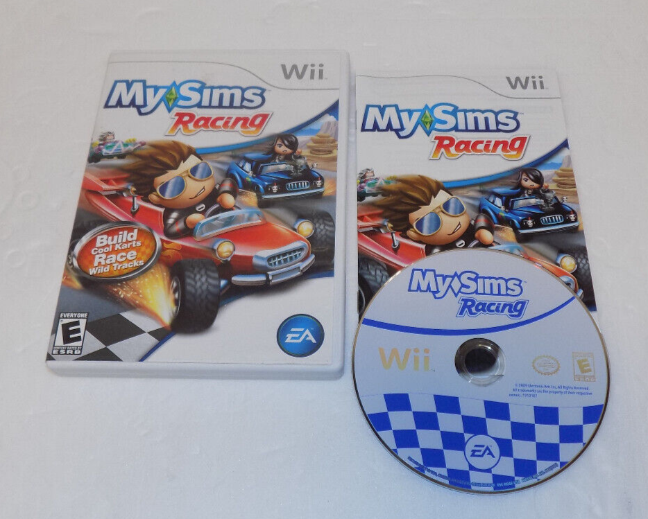 MySims Racing Nintendo Wii 2009 Complete