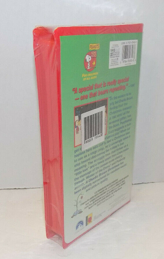 Sealed VHS Peanuts Classic A Charlie Brown Christmas VHS Tape New Clamshell Case