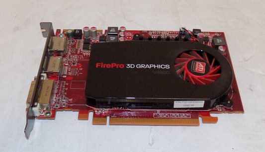 ATI FirePro 3D Graphics V4800 1GB GDDR5 DP DVI PCIe Video Card GPU