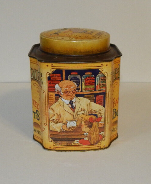 Vintage Mr. Dinwoodie's Boiled Sweets Olde English Candy Tin 5" England
