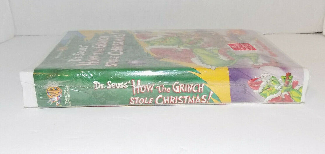 Sealed Dr. Seuss How The Grinch Stole Christmas! + Horton Hears A Who VHS Tape