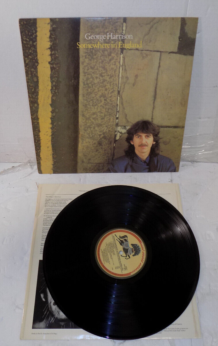 George Harrison Somewhere In England LP Dark Horse Records 1981 Excellent