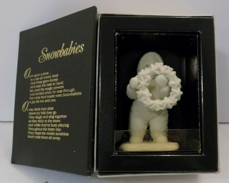 Dept 56 Snowbabies I Made This for You Wreath