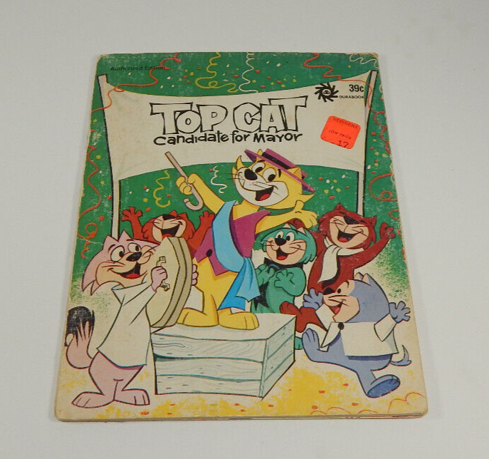 Vintage 1972 Durabook Top Cat Candidate for Mayor Hanna-Barbera