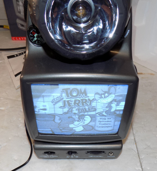Claybrooke 8-in-1 Companion Black And White TV Radio Flashlight Lamp 20734