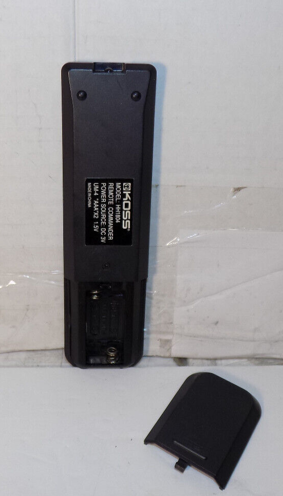 KOSS Remote Control Model HH1804 For Multi-Disc CD Mini System Stereo IR Tested