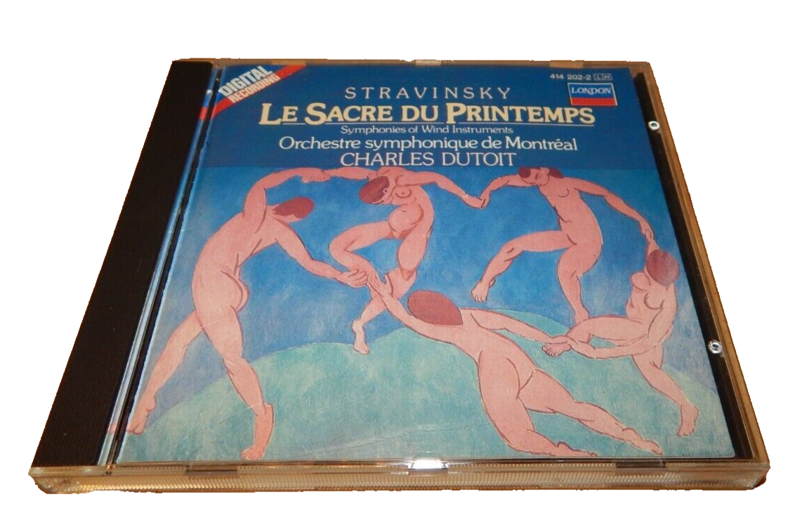 Stravinsky Le Sacre Du Printemps Symphonies of Wind Instruments CD