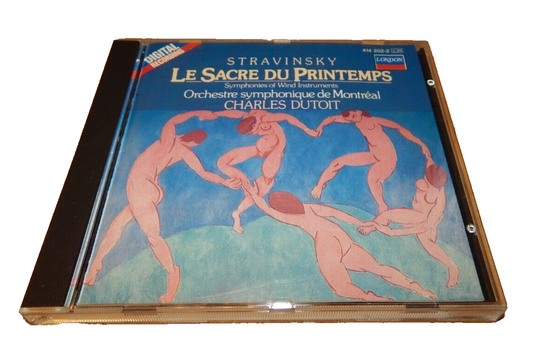 Stravinsky Le Sacre Du Printemps Symphonies of Wind Instruments CD
