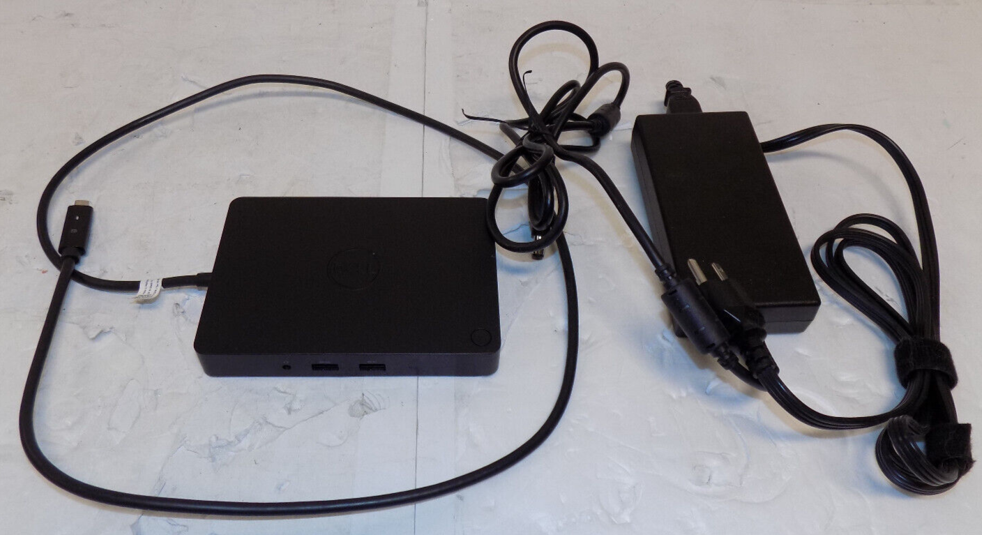 Dell K17A Model WD15 USB-C Docking Station With Power Adapter