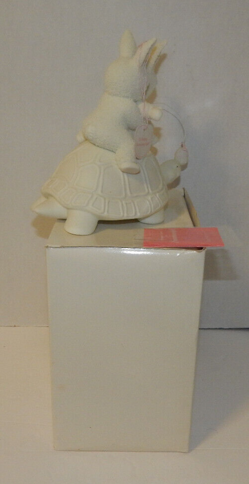 Snowbabies It's Working We're Going Faster Sprintime Stories Easter Dept 56 1995