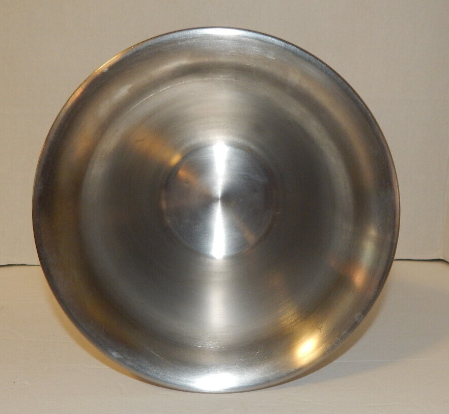 Grey Goose Vodka Stainless Steel Bottle Ice Bucket Bowl Silver 9 Inch