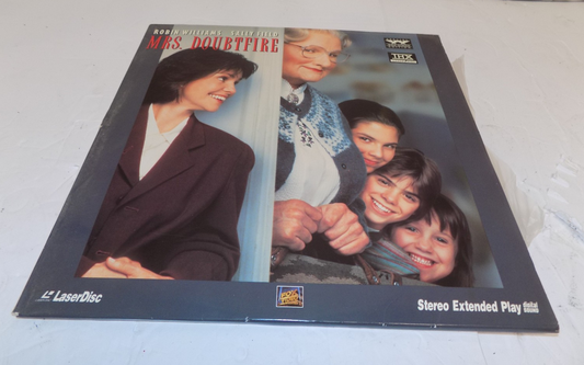 Mrs. Doubtfire LaserDisc Movie Widescreen Extended Edition 1993 Williams Field
