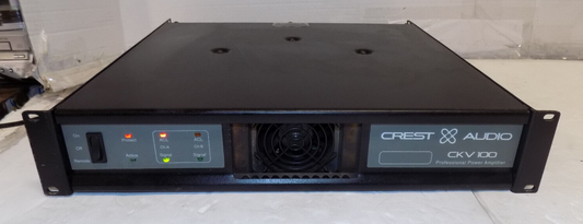 CREST AUDIO CKS100 STEREO POWER AMPLIFIER POWER TESTED ONLY
